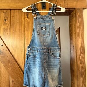 Calvin Klein Jeans Blue Denim Kids Dress